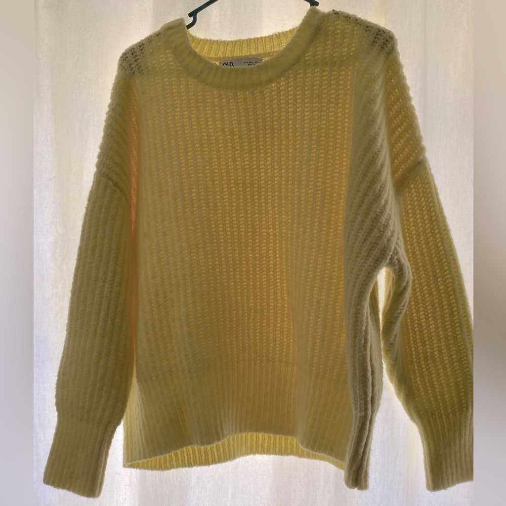 Yellow Zara sweater